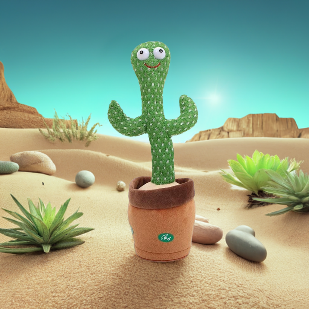 Dancing Cactus Toy – Interactive Mimicking & Talking Cactus