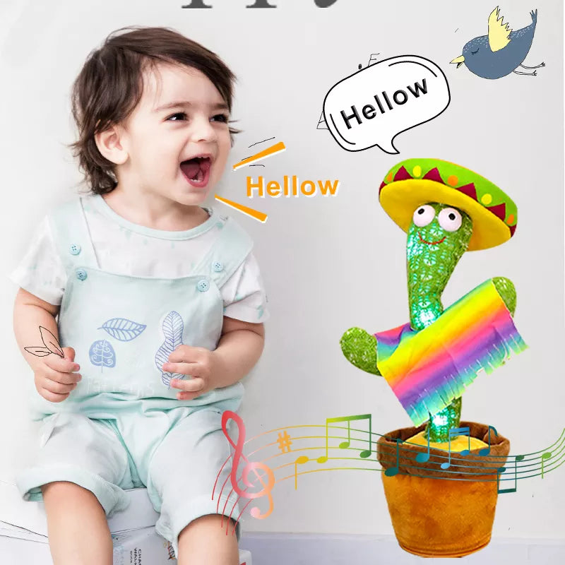 Sombrero Dancing Cactus with Maracas display