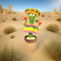 Sombrero Dancing Cactus with Maracas 3