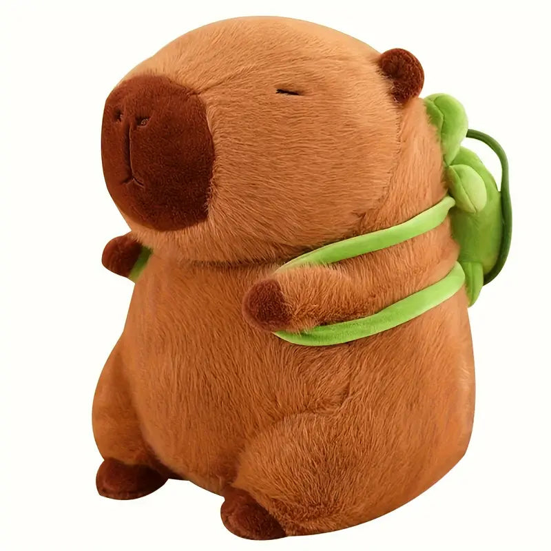 Capybara plush toy styled as a calm cuddle gift for kids and nurseries