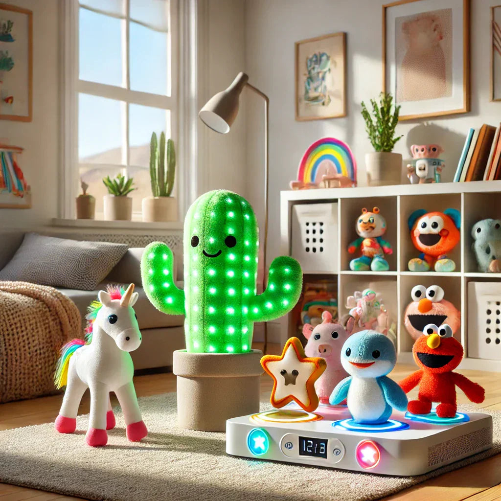 Interactive plush toys Australia gift guide with talking and dancing toys