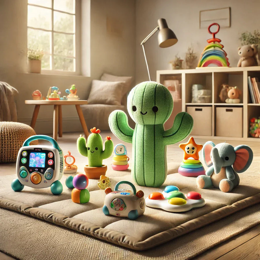 Interactive plush toys for supervised play and early learning