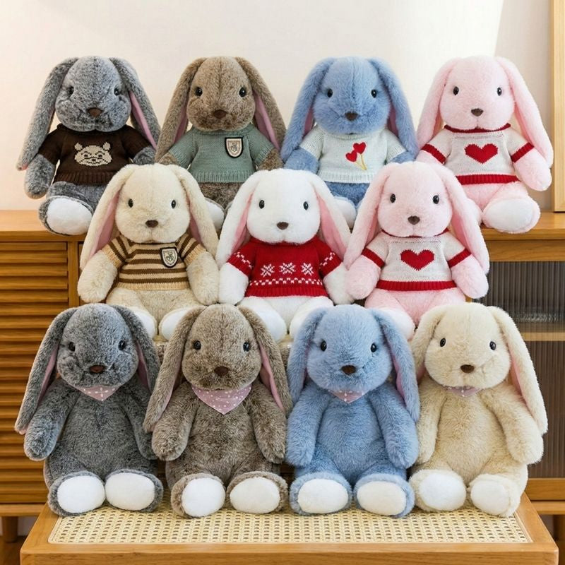 Colorblock Rabbit Plush Plush Bunny Rabbit Toy 40cm | Rabbit Soft Toy Australia