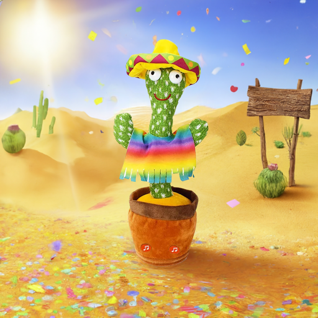 Rainbow Poncho Cactus – Mimicking, Singing Dancing Fun!