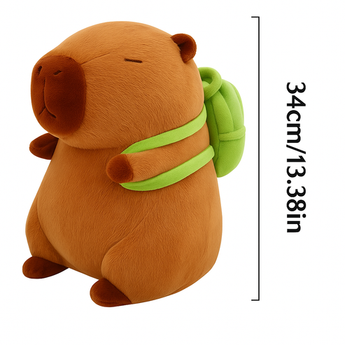 Capybara Plush Toy – 34cm Ultra-Soft Stuffed Animal | Mr Cactus